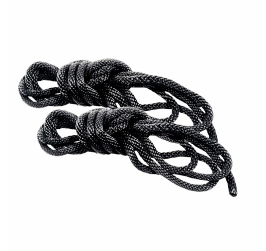 Sznury do krępowania - S&M Silky Rope Kit Black